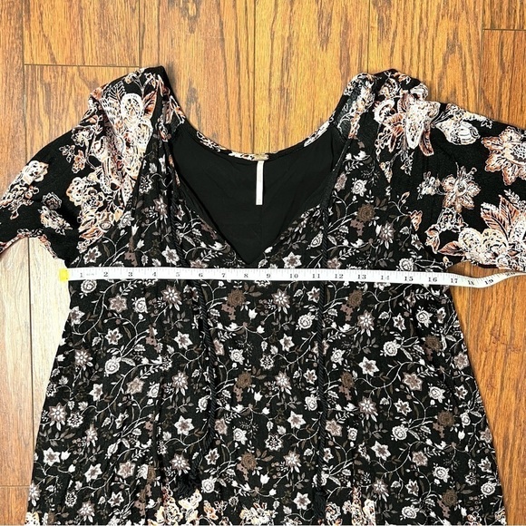 Free People Boho Lucky Loosie Swing Tunic Top Size Extra Small Mini Dress - Picture 10 of 15